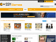 Tablet Screenshot of gossygames.fr